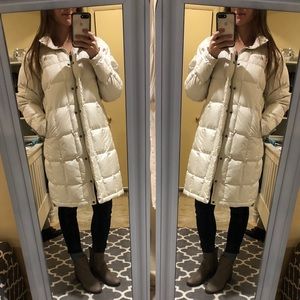 White North Face Metropolis Parka